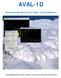 AVAL-1D. Numerische Berechnung von Fliess- und Staublawinen. ª 2005 Eidgenössisches Institut für Schnee- und Lawinenforschung SLF, Davos, Schweiz