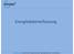 Energiedatenerfassung. Energiedatenerfassung EffizienzPlus GmbH Energieeffizienzberatung Energiemanagementsysteme www.effizienzplus.