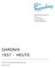 CHRONIK 1937 - HEUTE BERGBAHNEN WILDHAUS AG. Eckdaten einer beeindruckenden Bergbahnentwicklung.