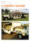 CAMPING SAFARI Fahrzeuge und Ausrüstung