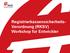 Registrierkassensicherheits- Verordnung (RKSV) Workshop für Entwickler