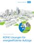 KONE Lösungen für energieeffiziente Aufzüge