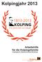 Kolpingjahr 2013. Arbeitshilfe für die Kolpingsfamilie. Kolpingwerk Diözesanverband Würzburg