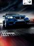 BMW M5 Stand: März 2016. Freude am Fahren DER BMW M5. PREISLISTE.