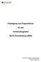 Festlegung von Flugverfahren. für den. Verkehrsflughafen. Berlin Brandenburg (BER)
