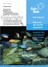 fish-facts 6: Rund um das (erste) Aquarium Nützliche Tips und Adressen für Einsteiger und Fortgeschrittene November 2004