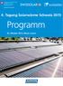 4. Tagung Solarwärme Schweiz 2015. Programm. 30. Oktober 2015, Messe Luzern