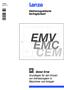 EDBEMV!PZh. Ä!PZhä. Elektromagnetische Verträglichkeit. Global Drive Grundlagen für den Einsatz von Antriebsreglern in Maschinen und Anlagen