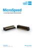 MicroSpeed 1,0 mm High-Speed Steckverbinder