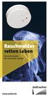 Rauchmelder retten Leben. Eine Information der Feuerwehr Aachen. www.aachen.de