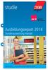 studie Ausbildungsreport 2014 Sonderauswertung Handel jugend.dgb.de / www.handel.verdi.de / jugend-im-handel