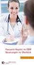 Hausarzt-Kapitel im EBM Neuerungen im Überblick Aktualisierte Auflage