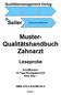 Muster- Qualitätshandbuch Zahnarzt