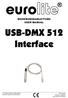 USB-DMX 512 Interface