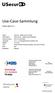 Use-Case-Sammlung. Deliverable E1.2