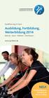 NEU! Ausbildung, Fortbildung, Weiterbildung 2014. Qualifizierung im Sport. Bottrop Essen Mülheim Oberhausen. www.qz-bemo.de
