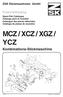 MCZ / XCZ / XGZ / YCZ. Kombinations-Stickmaschine. ZSK Stickmaschinen GmbH. Ersatzteilkatalog