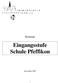 Konzept. Eingangsstufe Schule Pfeffikon