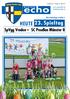 echo HEUTE 23. Spieltag SpVgg Vreden SC Preußen Münster II Westfalenliga Staffel 1 www.spvgg-vreden.de info@spvgg-vreden.de KLUTEN