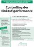 Controlling der Einkaufsperformance