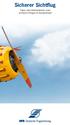 Sicherer Sichtflug. Tipps und Informationen zum sicheren Fliegen in Deutschland