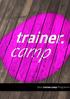 Dass trainer.camp Programm. Weitere Infos auf www.trainer.camp