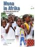 Mona in Afrika. eine Kindergeschichte von Rahel von Gunten