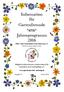 Information für Gartenfreunde. Jahresprogramm 2016 Obst- und Gartenbauverein Salzweg e.v. Gemeinnützig tätiger Verein