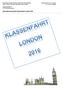 Informationsschreiben Klassenfahrt London 2016