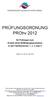 PRÜFUNGSORDNUNG PROhv 2012
