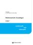 Mathematische Grundlagen