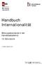 Handbuch Internationalität. Bildungsstandards in der Handelsakademie 13. Schulstufe