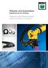 Robotik und Automation Kabelschutz für Roboter. Robotic and Automation Cable Protection for Robots. FANUC Robotics