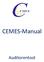 CEMES-Manual. Auditorentool