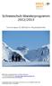 Schneeschuh-Wanderprogramm 2012/2013