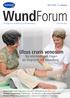 WundForum. Ulcus cruris venosum. Die entscheidenden Fragen bei Diagnostik und Behandlung. Heft 1 / 2014 21. Jahrgang