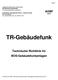 TR-Gebäudefunk. AGBF - Bund - Technische Richtlinie für BOS-Gebäudefunkanlagen. Seite 1