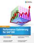 Performance-Optimierung in SAP BW. Helmut Tack
