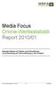 Media Focus Online-Werbestatistik Report 2010/01. Semester-Report mit Zahlen und Informationen zur Entwicklung der Online-Werbung in der Schweiz