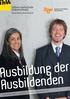 Ausbildung der Ausbildenden. SVEB-Zertifikat Modul 1 Lehrperson HF im Nebenamt Ergänzungskurs
