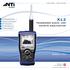 XL2 EXELLINE TRAGBARER AUDIO- UND AKUSTIK-ANALYSATOR LESS NOISE. MORE SOUND. Schallpegelmesser. Terzband-Analysator. FFT-Analysator.