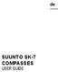 SUUNTO SK-7 COMPASSES USER GUIDE