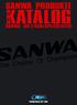 SANWA PRODUKTE KATALOG 2008-2009. SANWA - DIE 2.4GHz SPEZIALISTEN POWERED BY LRP