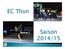 EC Thun. Saison 2014/15