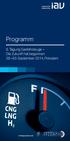 Programm. 9. Tagung Gasfahrzeuge Die Zukunft hat begonnen 29. 30. September 2014, Potsdam. In Kooperation mit
