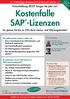 Kostenfalle SAP -Lizenzen