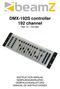DMX-192S controller 192 channel Ref. nr.: 154.060