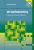 Versuchsplanung. Produkte und Prozesse optimieren. Wilhelm Kleppmann. 7., aktualisierte und erweiterte Auflage. Beispieldaten und Demo-Software