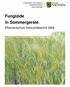 Fungizide in Sommergerste. Pflanzenschutz-Versuchsbericht 2009
