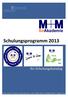 Schulungsprogramm 2013